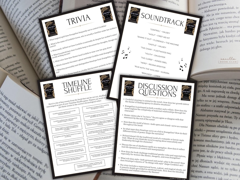 A Sorceress Comes to Call Book Club Guide Book Club Games Discussion Questions T Kingfisher Book Club Kit BookTok Bookstagram Fantasy Horror