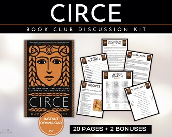 Circe Book Club Guide Book Club Games Discussion Questions Madeline Miller BookTok Bookstagram Fantasy Mythology Historical Fiction Book Kit