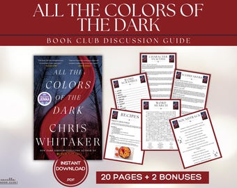 All the Colors of the Dark Book Club Guide Book Club Games Book Discussion Questions Chris Whitaker BookTok Bookstagram Fiction Novel