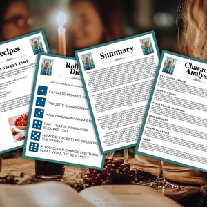 The Book of Lost Names Book Club Guide Book Club Games Book Discussion Questions Kristin Harmel Book Club Kit Activity Historical Fiction