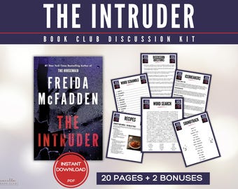 Guia do Clube do Livro The Intruder Jogos do Clube do Livro Perguntas para Discussão do Livro Clube do Livro Freida McFadden Thriller Psicológico Bookstagram BookTok