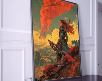 Horizon Zero Dawn Legierung Digitaldruck | Gaming Kunstwerk | Sofortdownload | Videospiel Poster | Wanddekoration | Zocker Geschenk | Druckbare Kunst