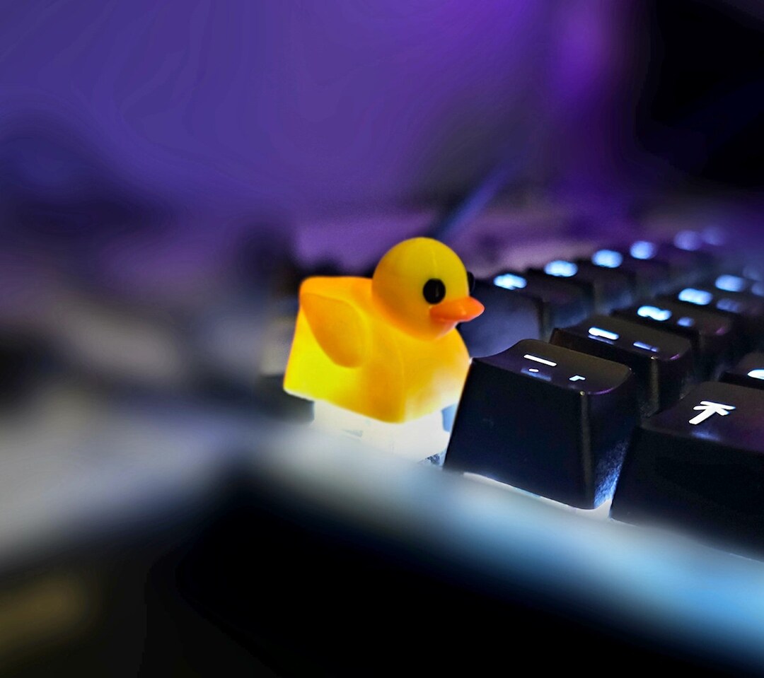 Yellow Duck Rekinandco Keycap for MX Keycap Mechanical Gaming Keyboards