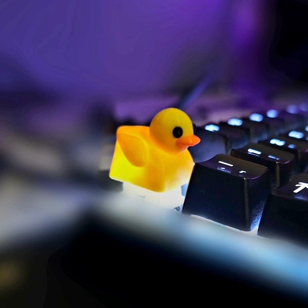 Copritasto Yellow Duck RekinAndCo per tastiere da gioco meccaniche MX Keycap - Bestseller dei copritasti Yellow Duck