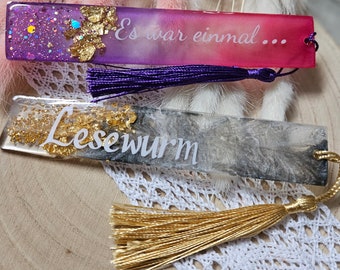 Lesezeichen Personalisiert, Resin Lesezeichen