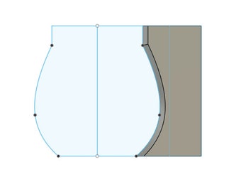 Archivos digitales 3D/ Archivos STL/ Herramienta de cerámica/ Borde de cerámica/ Artículo digital/ Guía de formas/ Herramientas de modelado