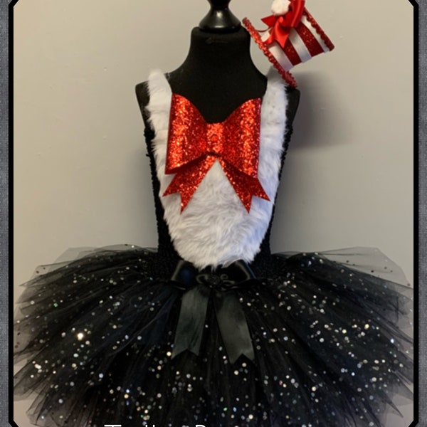 Girls The Cat in the Hat tutu dress book day costume tutu outfit