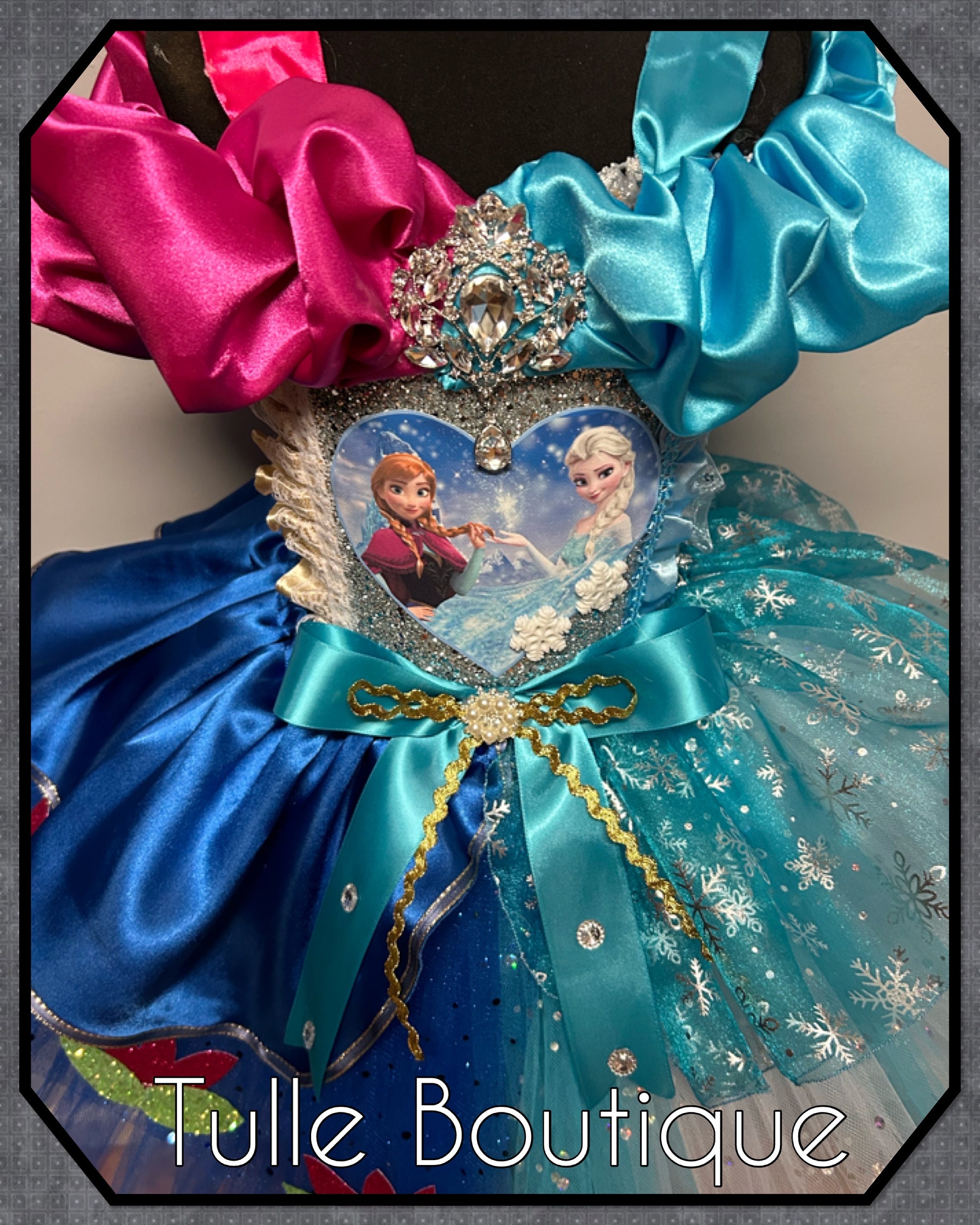 Girls Princess Elsa And Anna Frozen Ballgown Birthday Party Tutu Dress girls-princess-elsa-and-anna-frozen-ballgown-birthday-party-tutu-dress