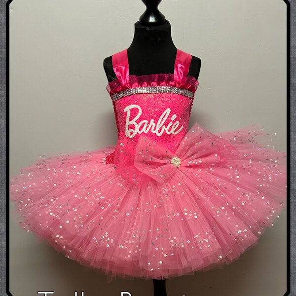 Vestito Rosa Personalizzato Per Il Primo Compleanno Di Una Bambina "Anita" - Italia - Foto 7