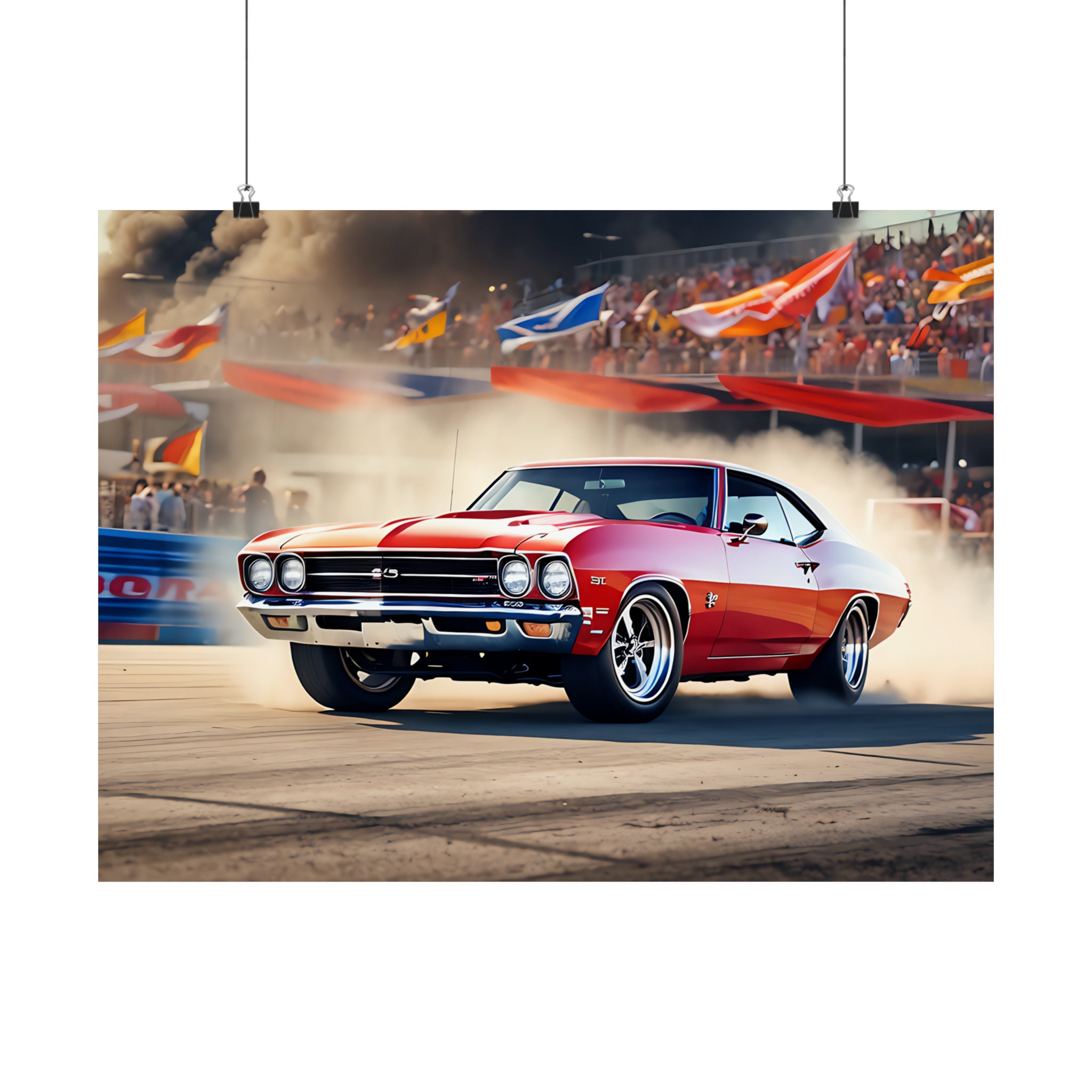 1969 Chevrolet Chevelle Matte Horizontal Posters Home Decoration Wall