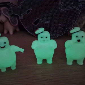 Radioactive Mini puft glow in the dark stay puft set of 3 Ghostbusters