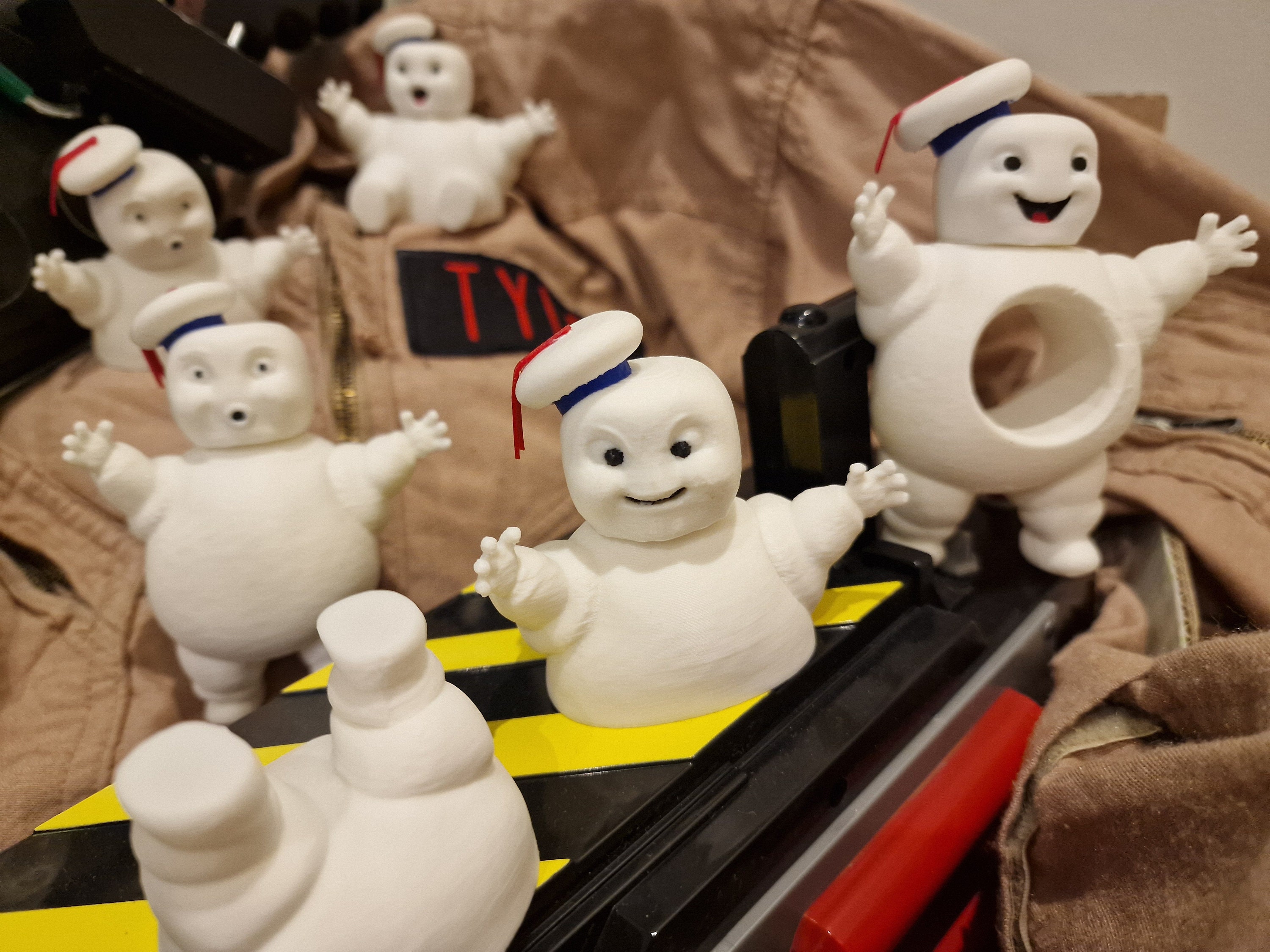 3D Printed Ghostbusters Mini Pufts Set, Swappable Heads - Etsy Canada