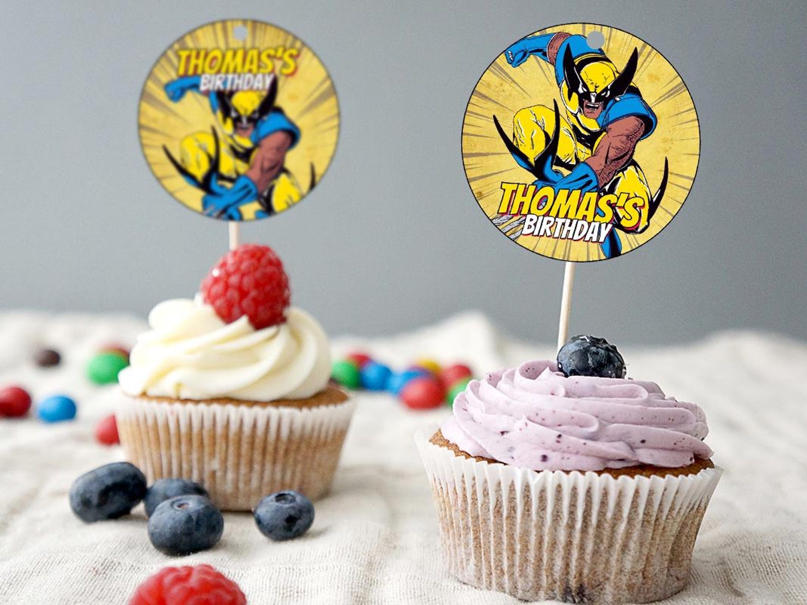 Wolverine Birthday Pack, Editable Kids Birthday Party Card Invitation ...