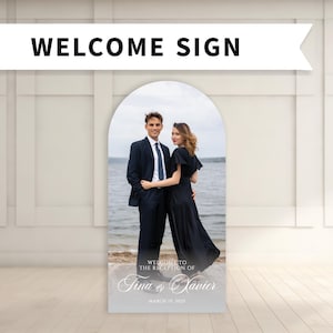 Wedding Welcome Sign Large Wedding Signage Arch Seating Chart Foamboard PHYSICAL PRODUCT