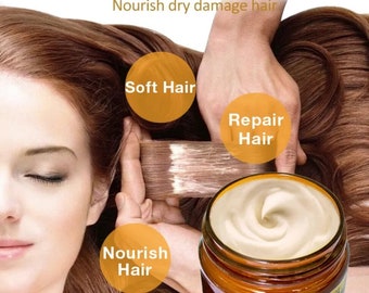 Un aceite esencial para el tratamiento del crecimiento del cabello con una mezcla de ingredientes naturales conocidos por promover la salud del cabello.