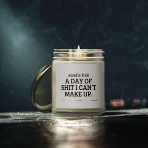 Funny Office Candle Gift for Coworker Boss or Teacher Personalized Sarcastic Retirement Gift for Nurse Police or Boss Lady image 5