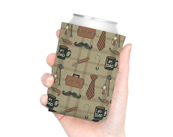Enfriador de latas para el Día del Padre, Regalos para papá, Soporte divertido para bebidas, Accesorio para barbacoa, Fiestas de verano, Enfriador de despedida de soltero #1, Regalo para papá