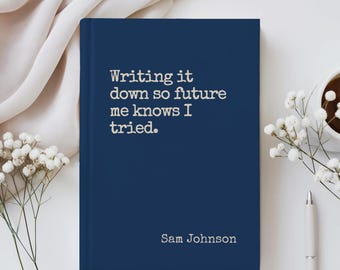 Custom Funny personalized notebook sarcastic journal, gift for coworker, boss, teacher, documentation notebook, edgy office gift, nurse gift