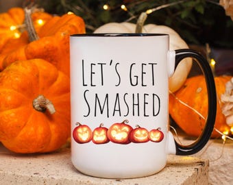 Funny Fall Mug Pumpkin Coffee Cup for Halloween Party or Thanksgiving Gift Boozy Pumpkin Latte Cup Spooky Cute Kitchenware Hot Toddy
