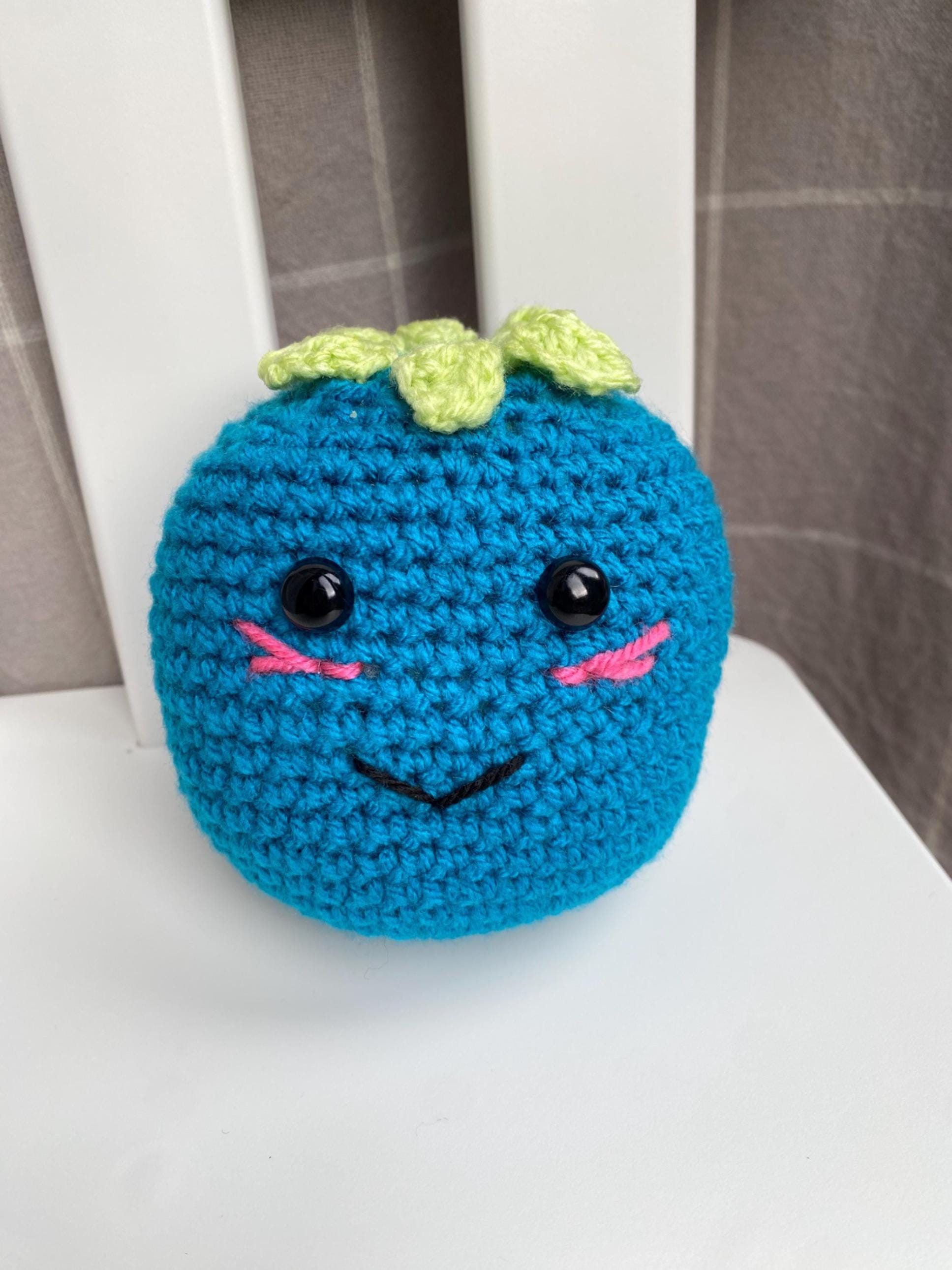 30 Blueberry Crochet Patterns for Fruit-Inspired Amigurumi, Keychains, Plushies, and More 2 Blueberry Crochet Pattern PDF | Amigurumi Fruit Toy