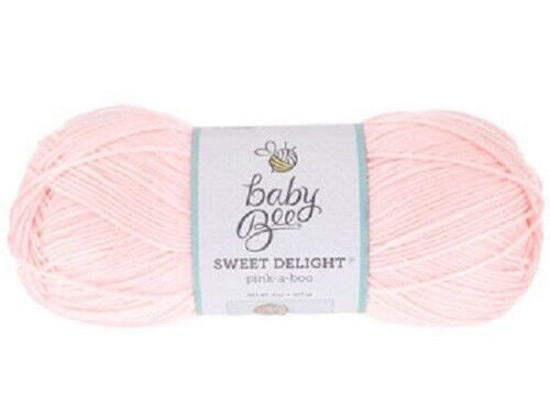 Baby Bee Yarn Sweet Delight Lot of 2 Color is Pink-a-boo, 377 yards each  NEW
