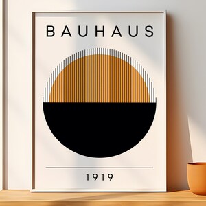 Bauhaus Art Print | Digital Wall Art | Bauhaus Poster | Modern Wall Art | Home Decor | Art Print | Wall Art Living Room | Geometric Wall Art