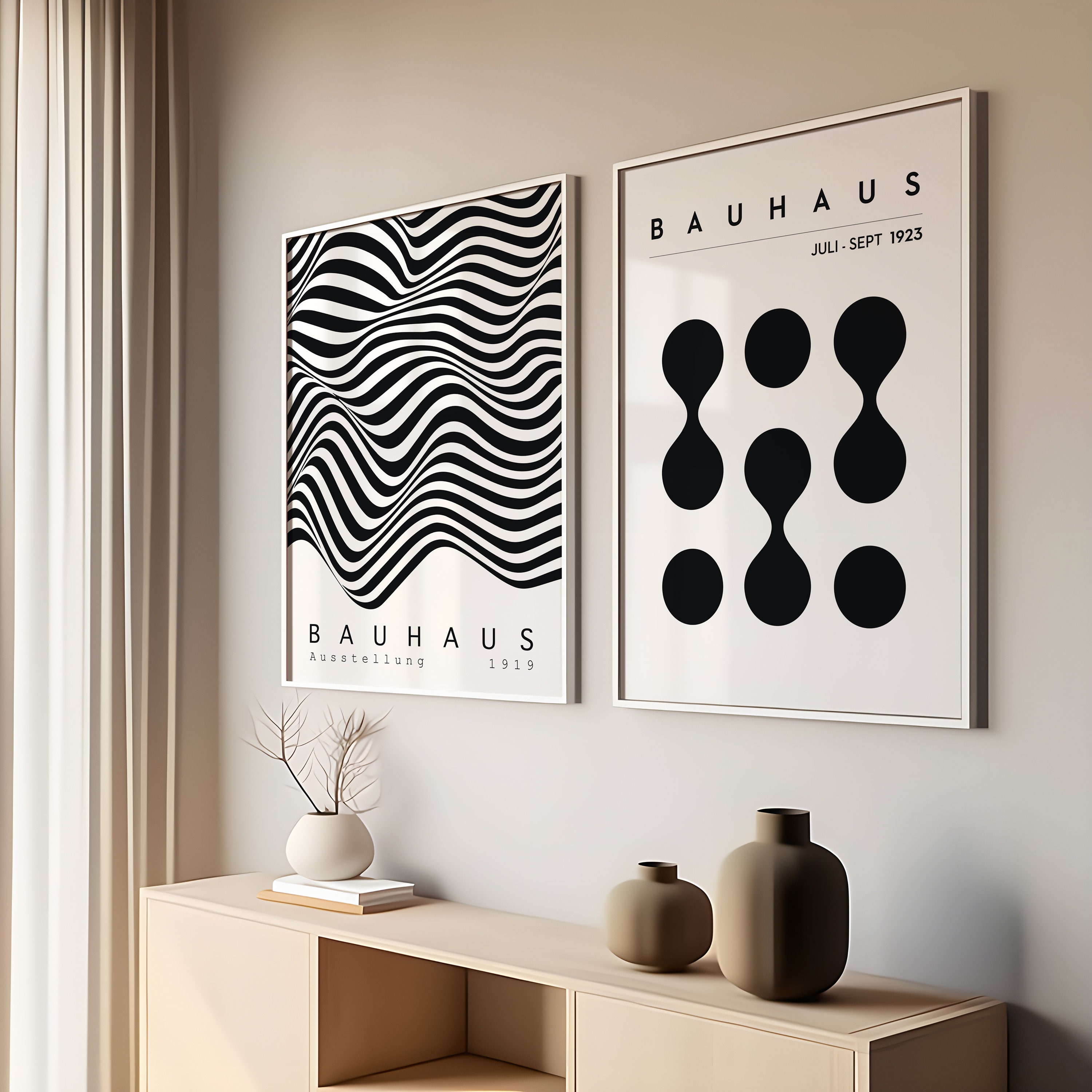 Bauhaus Art Print | Digital Wall Art | Bauhaus Poster | Modern Wall Art ...