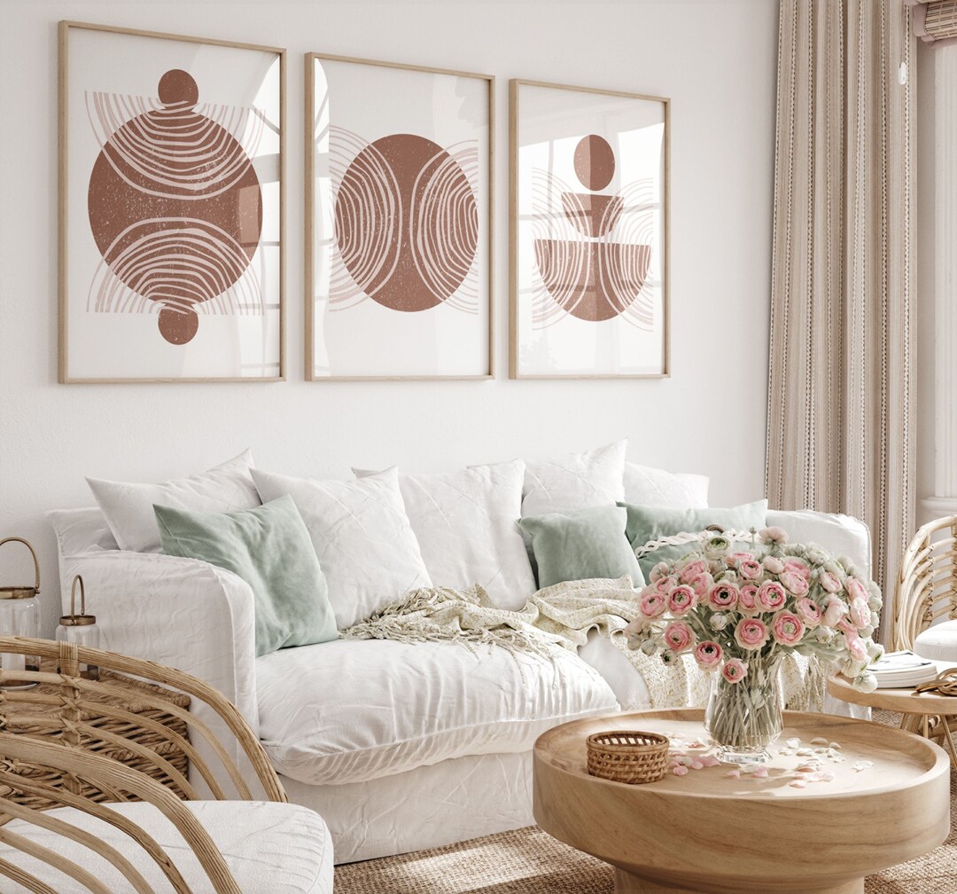 Boho Wall Decor | Boho Wall Art Downloadable | Set of 3 Prints | Wall ...