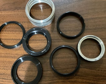 Lot of 7 Lens Mount Adapters