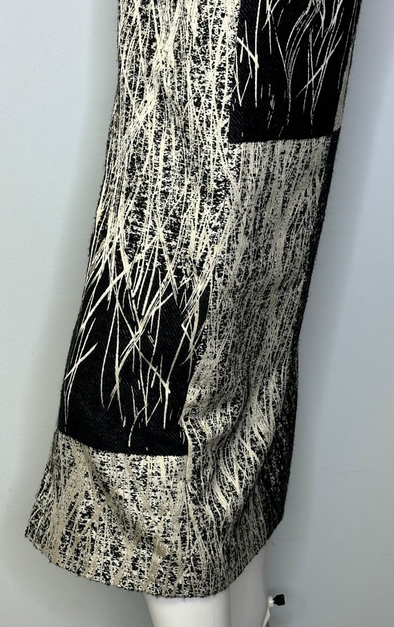 Abstract Patchwork Shift Dress - image 10