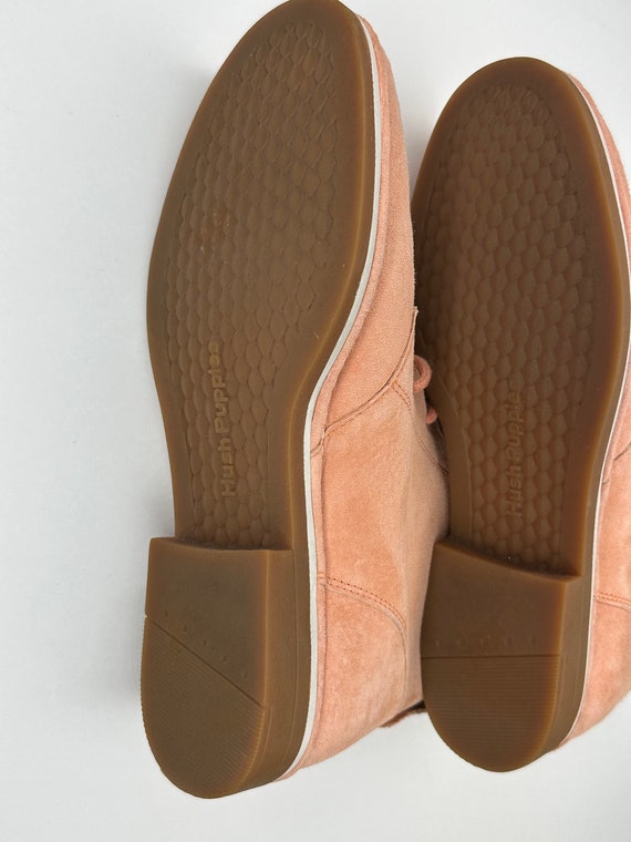 Peach Suede Booties - image 4