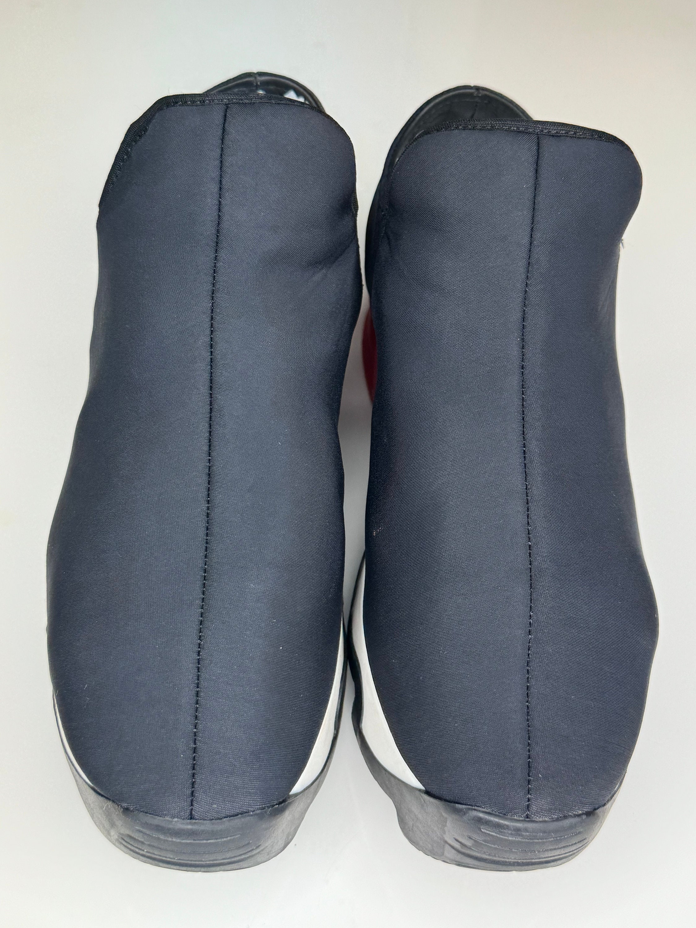 IRI NYC Black and Red Slip On Sneakers