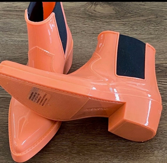 Orange Calvin Klein Rain Boots - image 5