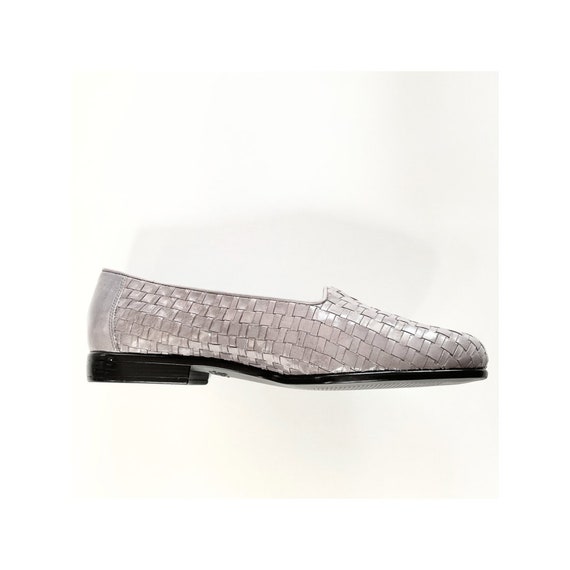 Woven Patent Leather Trotter’s Loafers - image 4