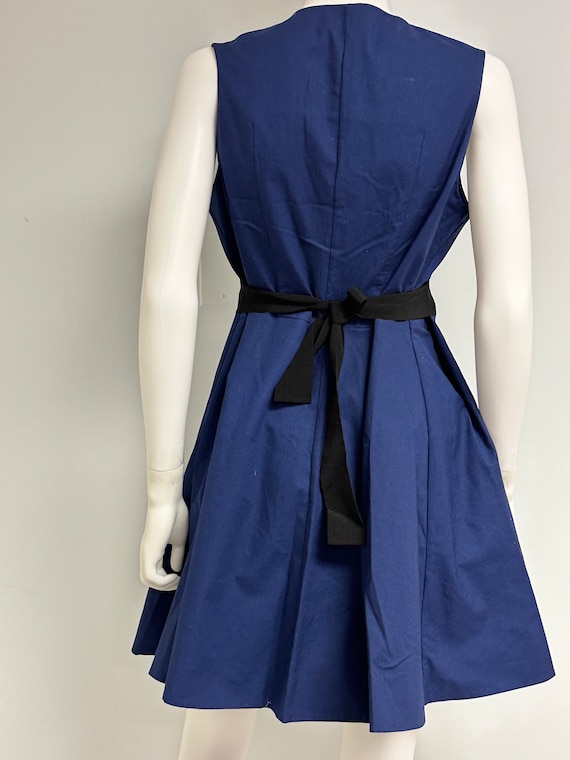 Paris Atelier Blue Apron Dress