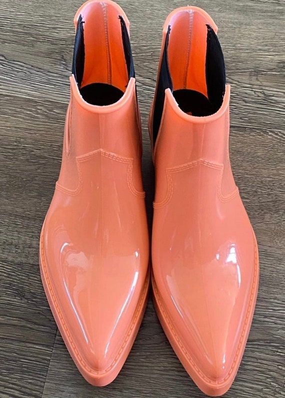 Orange Calvin Klein Rain Boots - image 1