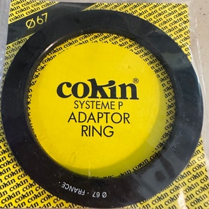 Vintage Cokin 67 mm Lens Thread to P Series Filter Holder Adaptor Ring