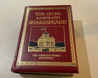 The Globe Illustrated Shakespeare - Leather Bound Edition - Etsy