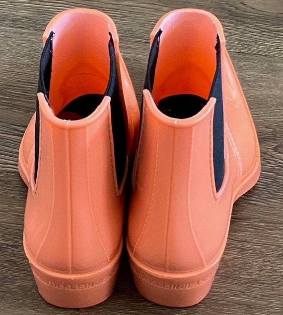 Orange Calvin Klein Rain Boots - image 6