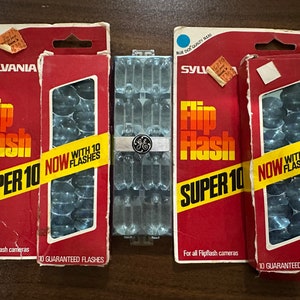 Vintage Sylvania and GE Flashcubes