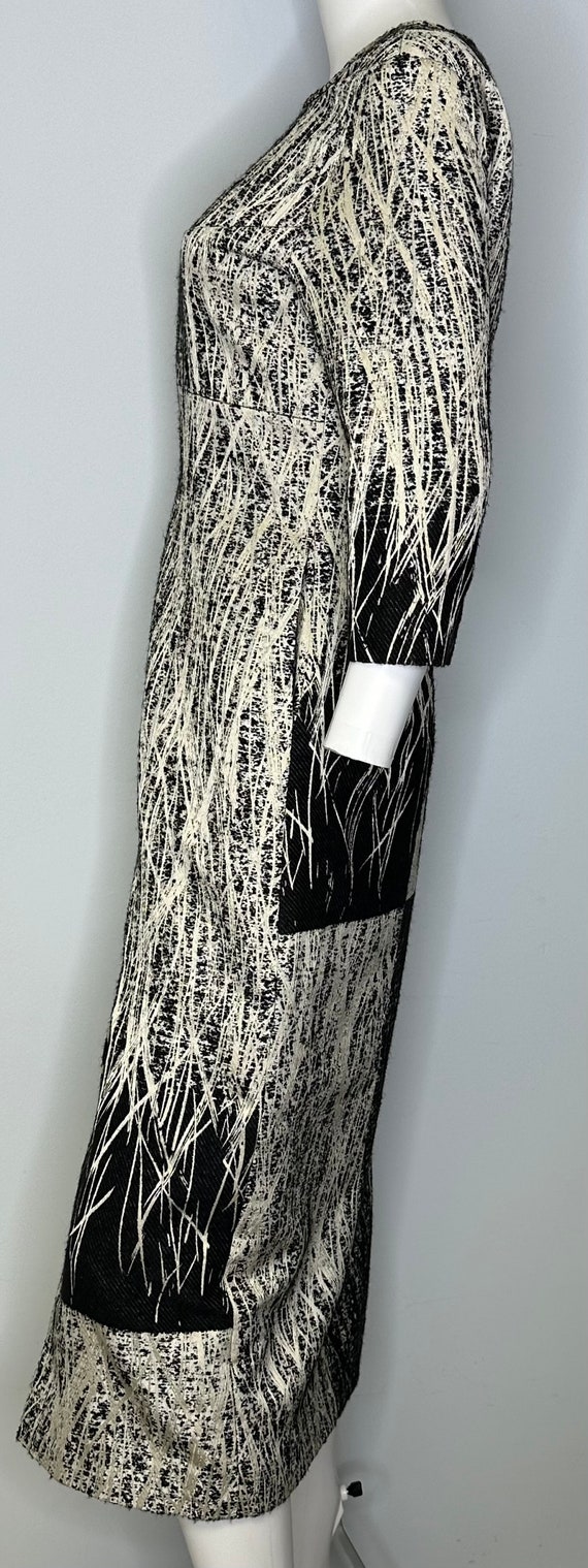 Abstract Patchwork Shift Dress - image 9