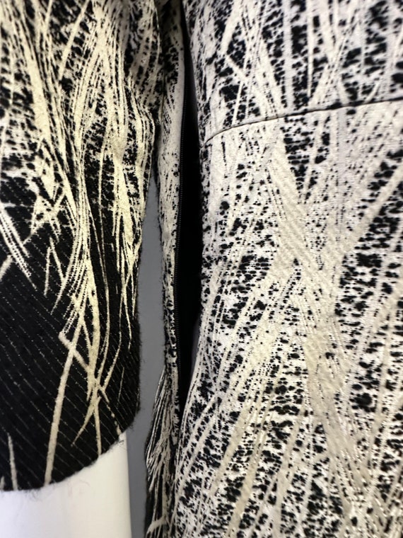 Abstract Patchwork Shift Dress - image 4