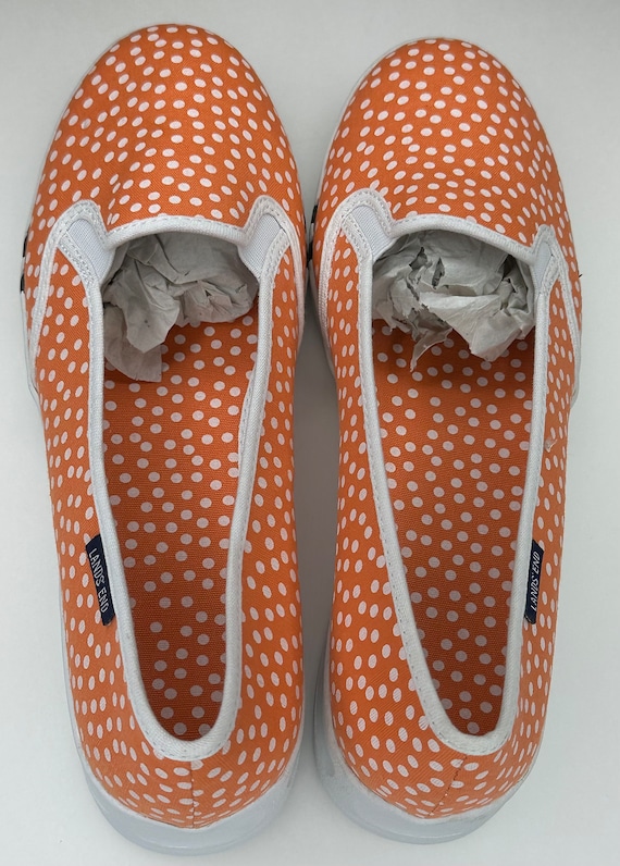 Orange Polka Dot Loafers