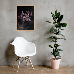 Flower Print #2 I Framed flower poster on matte paper I Flower photo print wall art