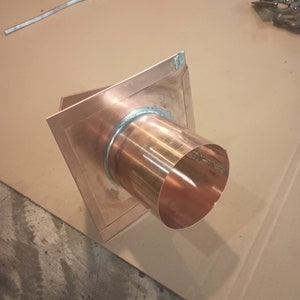 4&quot; copper dryer vent