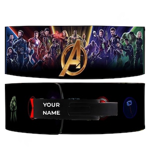 Avengers theme weightlifting belt, gym lever belt, leather lever belt