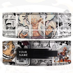 luffy one piece Anime Powerlifting Lever Belt | one piece Anime gym Belt | lever lifting belt| Powerlifting anime gym belt |luffy  Belt