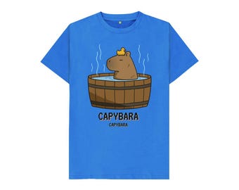 Barn Capybara! Basic T-shirt - Certifierad ekologisk bomull