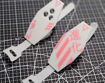 Cyberpunk Robot Antenna Headphone Accessories