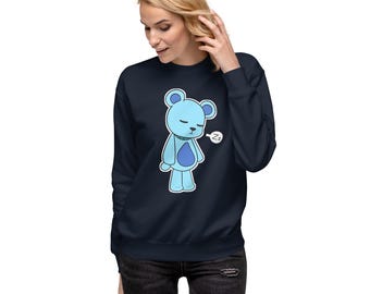 Sudadera unisex Sleepy Bear: Diseño de Sid el oso